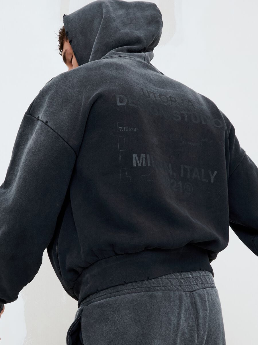 Sunfaded Black Hoodie_2