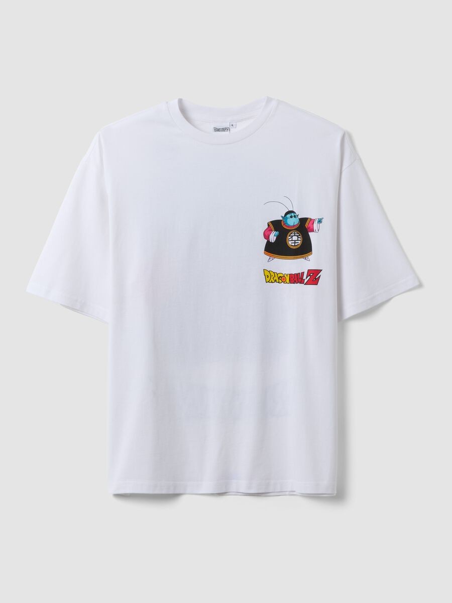 White 100% cotton T-shirt with Dragon Ball Z graphic print_4
