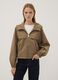 Beige hooded jacket with zip_2