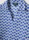 Multicoloured pure cotton shirt with pattern and V-neck_5