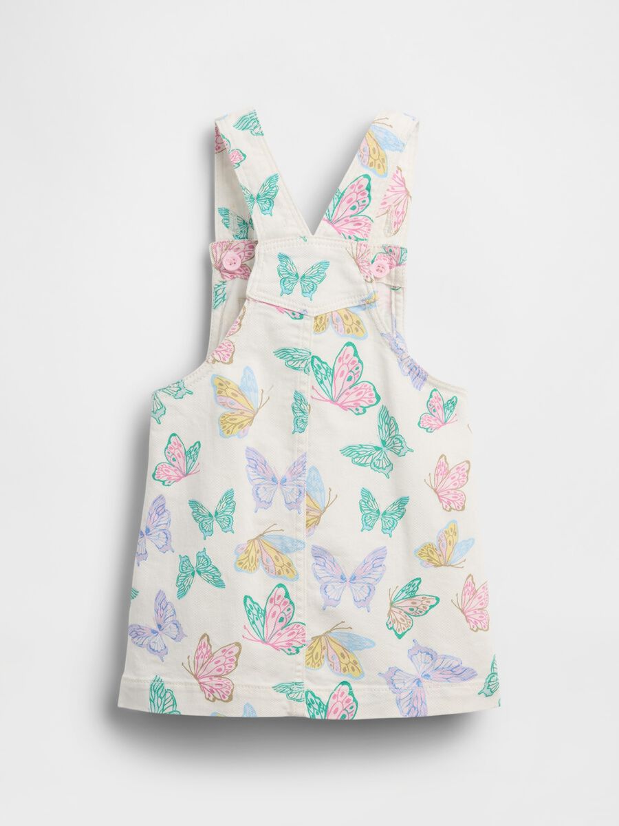 Cotton dress with butterfly print_2