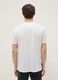 White pure cotton T-shirt with front print, regular fit_3