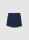 Blue organic cotton shorts_1