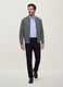 Black slim-fit stretch viscose-twill chino trousers_0