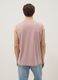 Pink crew-neck pure cotton vest, relaxed fit_3