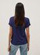 Blue short-sleeve stretch viscose T-shirt_3
