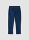 Blue skinny fit stretch denim blend jeans_4