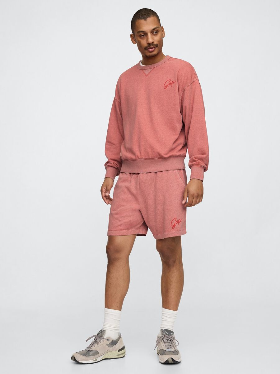 Pink Gap Cotton Blend Shorts_3