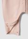 Pink organic cotton sleepsuit with ruffled collar and Minnie embroidery_3