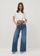 White pure cotton T-shirt with "The Devil Wears Prada" print, oversized fit_1