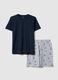 Multicolour pure organic cotton regular fit pyjamas with prints_4