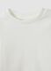 White slim-fit ribbed stretch cotton T-shirt for baby girl_3