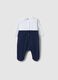 Baby girl regular fit multicolour pure cotton playsuit with Disney embroidery_1