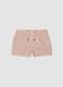 Brown striped boys&rsquo; swim boxer shorts with palm embroidery_0