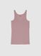 Pink Stretch Cotton Vest Regular Fit_4