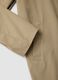 Beige regular-fit raincoat with zip fastening_1