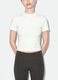 White fitted stretch-cotton T-shirt with high neck_3