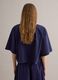 Camicia blu in puro cotone con taschino over fit_3