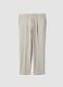 Grey regular-fit stretch cotton chino trousers_1
