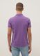 Purple slim fit pure cotton short sleeve polo_2