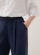 Blue viscose-blend palazzo trousers_3