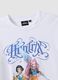 White pure cotton T-shirt regular fit with print_5