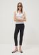Black Skinny Fit Stretch Denim Blend Jeans_0