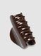 Pinza per capelli marrone lucida_2