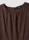 Brown pure cotton midi dress_5
