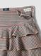 Girls&rsquo; multicolour checked stretch viscose skirt with ruffles_4