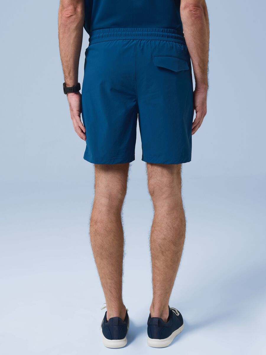 Shorts blu in tessuto elasticizzato ALTAVIA SAILING_3