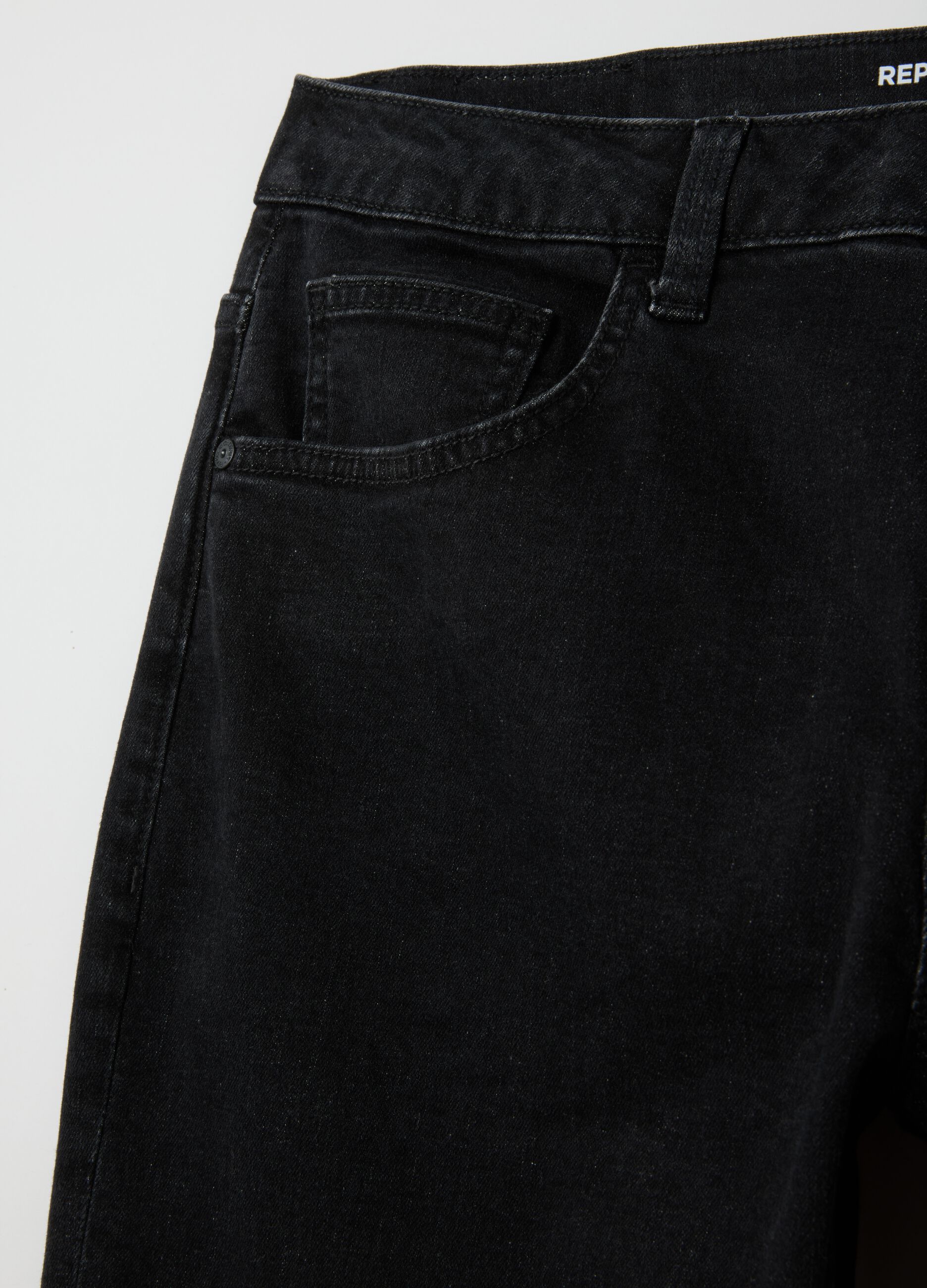 Men's Black Regular Fit Denim Jeans