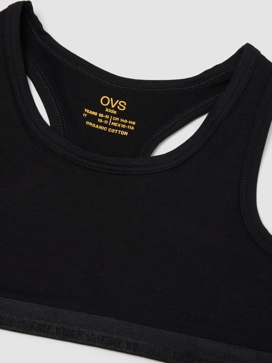 2-pack multicolour organic stretch cotton sports bras_2
