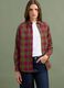 Green checked pure cotton flannel shirt, regular fit_2
