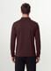 Men&rsquo;s brown regular-fit long-sleeve stretch cotton polo shirt_3