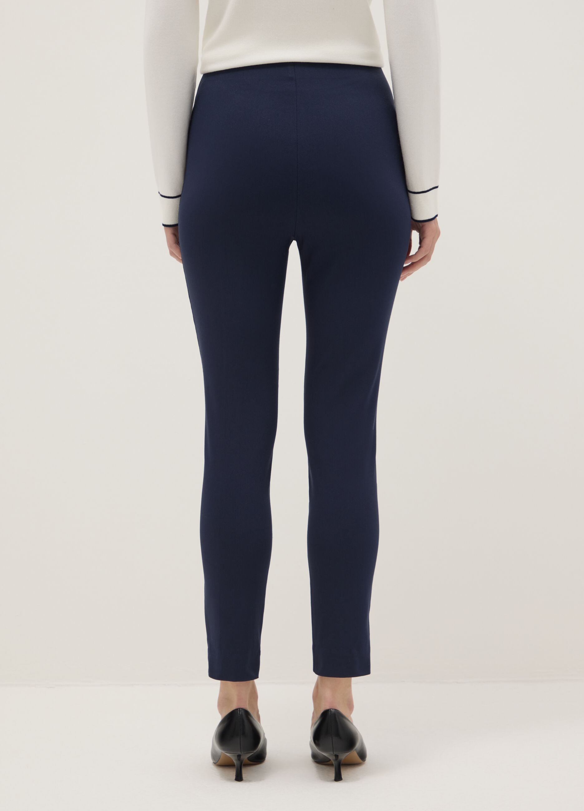 Blue Slim Fit Treggings