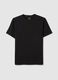 Black cotton regular fit T-shirt_4