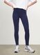 Blue slim-fit stretch cotton leggings_1