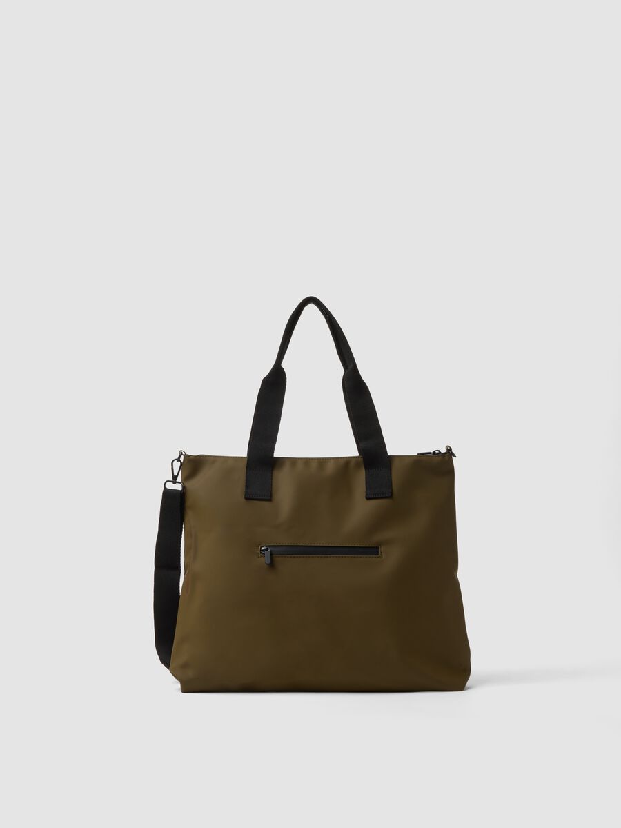 Green handbag with removable shoulder strap_2