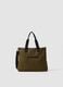 Green handbag with removable shoulder strap_2
