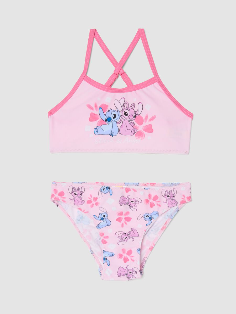 Bikini rosa in tessuto elasticizzato_0
