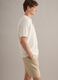 White pure cotton polo with chest pocket, regular fit_2