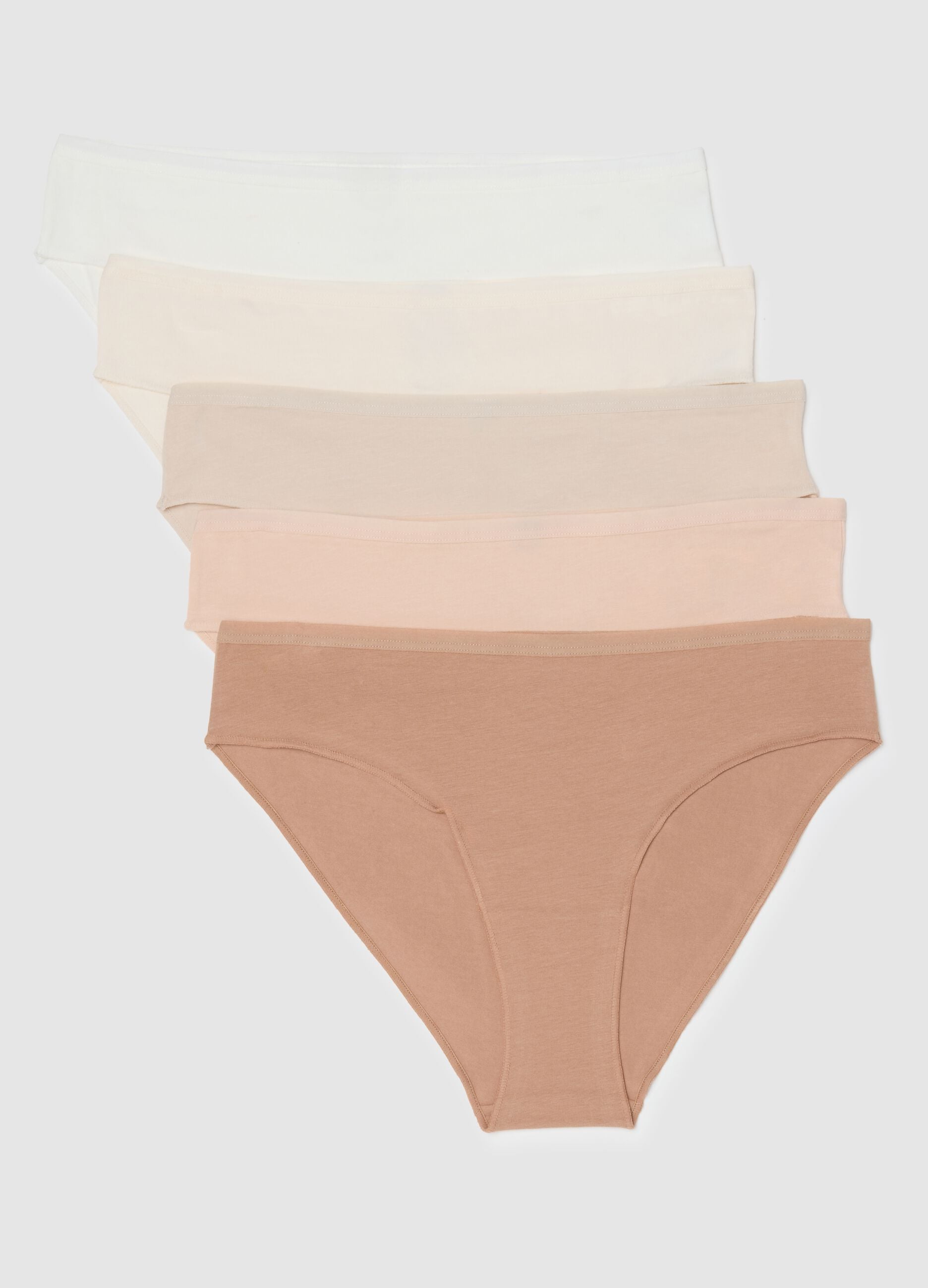 Multipack of multicolour regular fit stretch cotton briefs