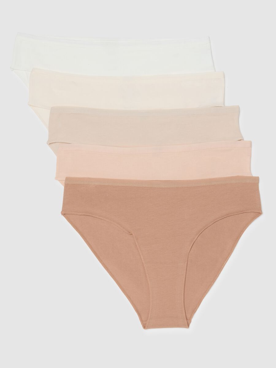 Multipack of multicolour regular fit stretch cotton briefs_4
