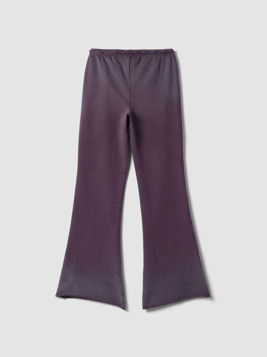 Sun-Faded Burgundy Flare Sweatpants_5