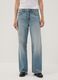 Light blue pure cotton straight-fit jeans_2