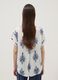White pure viscose blouse with blue print, regular fit_3