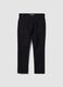 Black slim-fit stretch cotton jeans_4