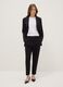 Slim fit black chino trousers_0