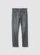 Men&rsquo;s grey denim slim-fit stretch cotton jeans_4
